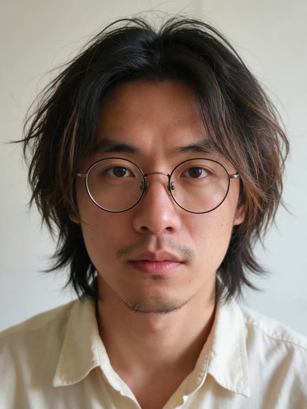 Input photo 2 (AI-generated sample person)